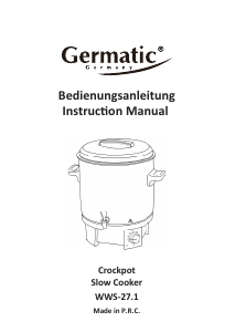 Bedienungsanleitung AFK WWS-27.1 Slow cooker