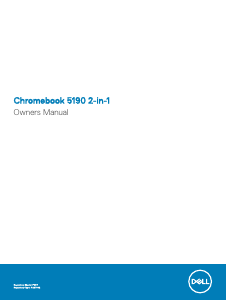 Handleiding Dell Chromebook 5190 2-in-1 Laptop