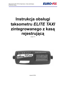 Instrukcja EURO-FIS ELITE Taksometr