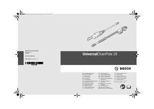 Rokasgrāmata Bosch UniversalChainPole 18 Ķēdes zāģis