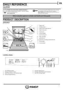 Manual Indesit DFGL 17B19 UK Dishwasher