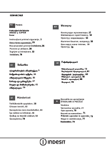 Руководство Indesit IS5M4KCW/E Кухонная плита