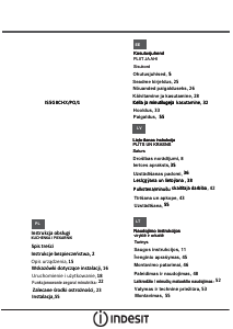 Kasutusjuhend Indesit IS5G8CHX/PO/1 Pliit