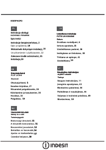 Kasutusjuhend Indesit IS5G5PHX/PO Pliit