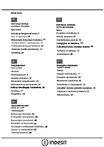 Instrukcja Indesit IS5G8CHX/EU Kuchnia