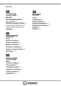 Instrukcja Indesit IS5G2PHX/E Kuchnia