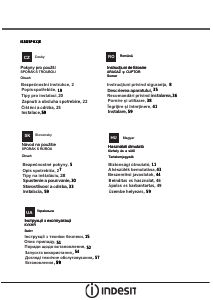 Návod Indesit IS5G5PHX/E Sporák