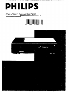 Handleiding Philips CD601 CD speler