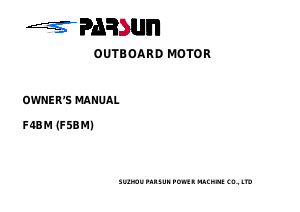 Manual Parsun F4BM Outboard Motor