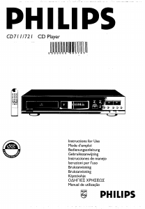 Handleiding Philips CD721 CD speler