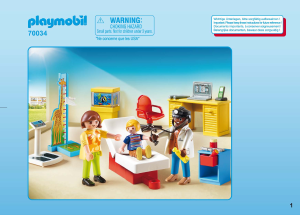 Instrukcja Playmobil set 70034 Rescue StarterPack Lekarz dziecięcy
