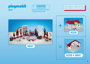 Bruksanvisning Playmobil set 9847 City Life Kostümverleih