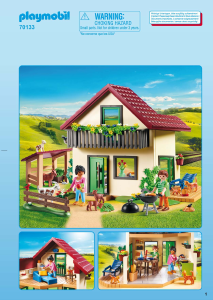 كتيب Playmobil set 70133 Farm منزل