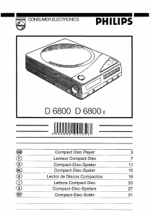 Handleiding Philips D6800 CD speler