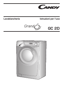 Manuale Candy GC 14102D2/1-S Lavatrice