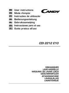 Manuale Candy CDI 2212E10-S Lavastoviglie