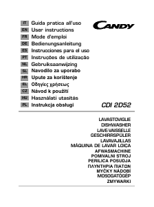 Manual Candy CDI 2D52 Dishwasher