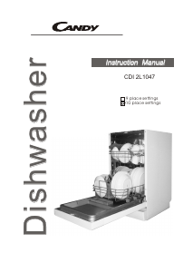 Manual Candy CDI 2L1047 Dishwasher