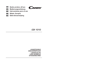 Mode d’emploi Candy CDI 1010/2-S Lave-vaisselle