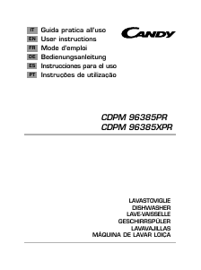 Manual Candy CDPM 96385XPR Dishwasher