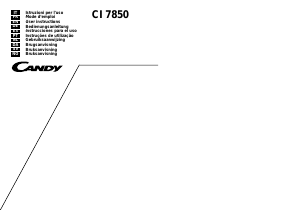 Manuale Candy LS CI 7850 X Lavastoviglie