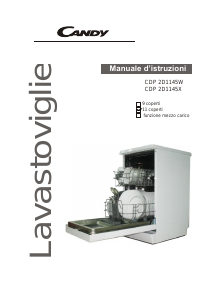 Manuale Candy CDP 2D1145X Lavastoviglie