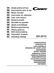Manual de uso Candy CDI 2010/E-S Lavavajillas
