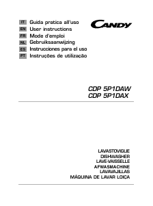 Manual de uso Candy CDP 5P1DAX-S Lavavajillas