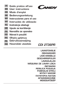 Manual Candy CDI 2T36PR Dishwasher