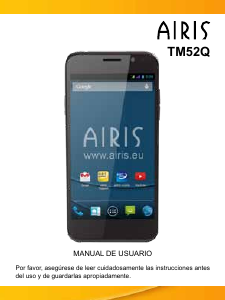 Manual de uso Airis TM52Q Teléfono móvil