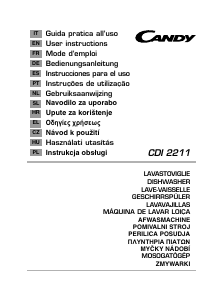 Manual de uso Candy CDI 2211/E-S Lavavajillas