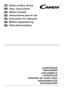 Manuale Candy CDP 3T62DFX Lavastoviglie