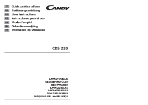 Manuale Candy CDS 220X/1-S Lavastoviglie