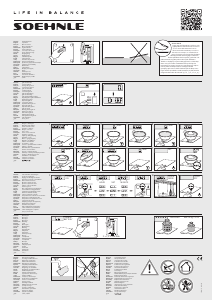 Handleiding Soehnle 61505 Page Comfort Keukenweegschaal