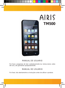 Manual Airis TM500 Telefone celular