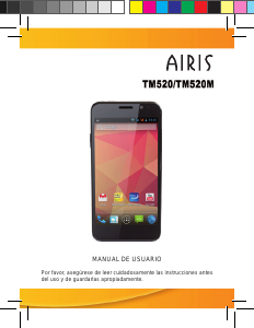 Manual de uso Airis TM520 Teléfono móvil