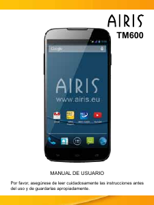 Manual de uso Airis TM600 Teléfono móvil