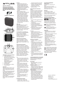 Manuál Muse M-312BTG Reproduktor