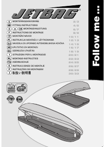 Mode d’emploi Jetbag Liberty 500 Coffre de toit