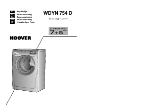 Käyttöohje Hoover WDYN 754 D Pesukone