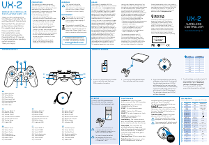 Manuale Gioteck VX-2 (PS3) Gamepad