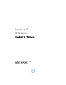 Manual Dell Inspiron 7537 Laptop