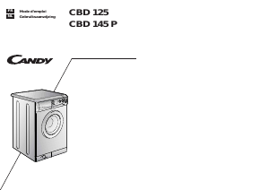 Manual Candy CBD145P-14 Máquina de lavar roupa