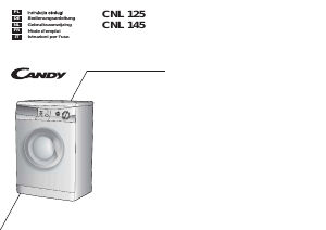 Manuale Candy CNL 125-84S Lavatrice