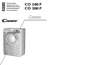 Manuale Candy CO 146F-14S Lavatrice