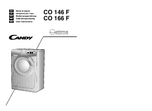 Manual Candy CO 166F/L1-S Washing Machine