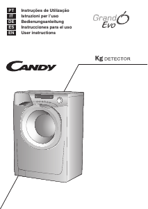 Manual Candy EVO 1283D3-S Máquina de lavar roupa