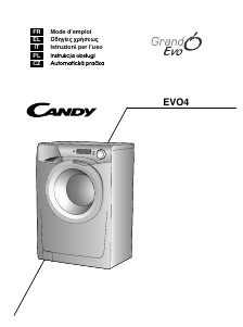 Manuál Candy EVO4 1272D/1-S Pračka