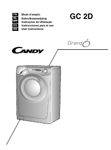 Manual Candy GC 12102D2/1-S Máquina de lavar roupa