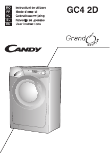 Mode d’emploi Candy GC4 1272D2-S Lave-linge